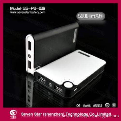 Power Bank with Li-ion Polymer Battery 5000 mAh